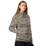 Tiger Stripe Ironwood Red CAMO Unisex Track Jacket