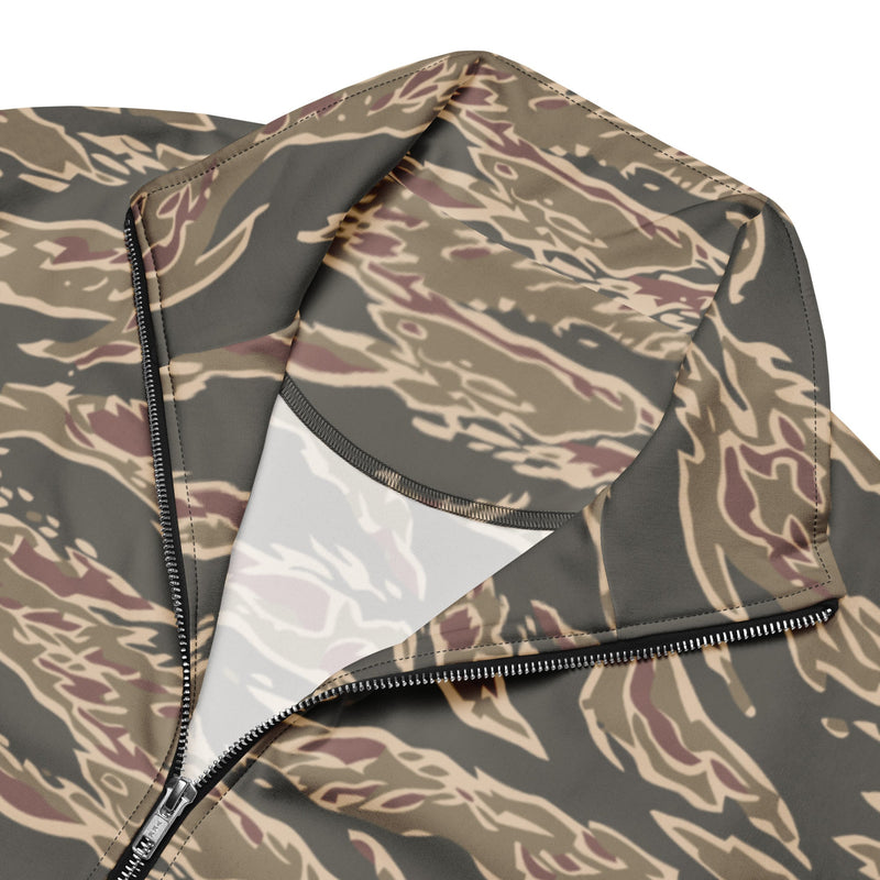 Tiger Stripe Ironwood Red CAMO Unisex Track Jacket