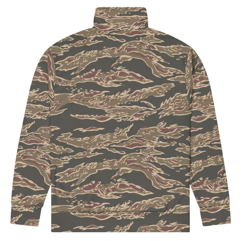 Tiger Stripe Ironwood Red CAMO Unisex Track Jacket