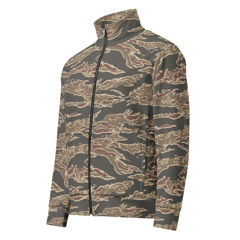Tiger Stripe Ironwood Red CAMO Unisex Track Jacket