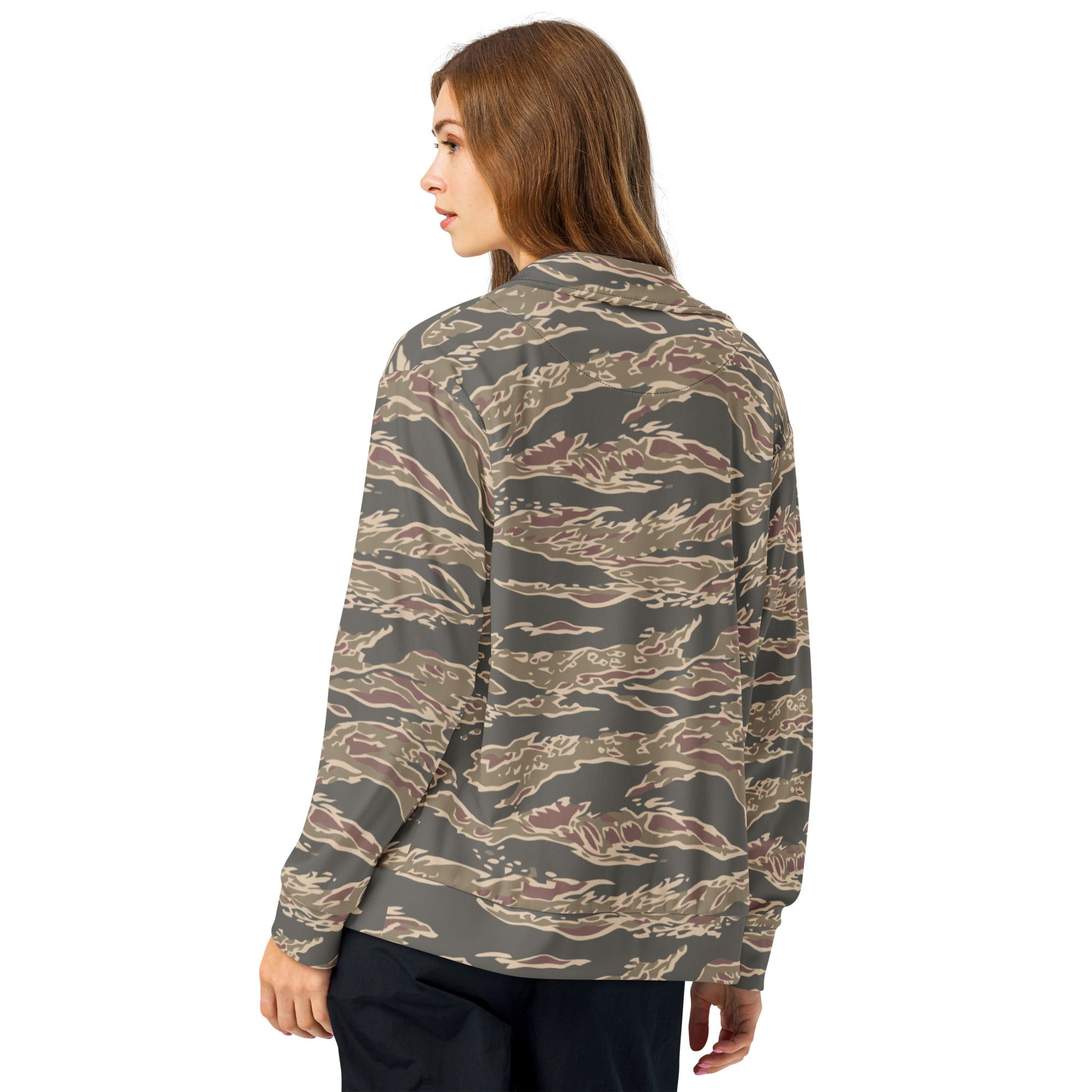 Taiwanese Special Forces Red Tiger Stripe CAMO Unisex track jacket - Track Jackets