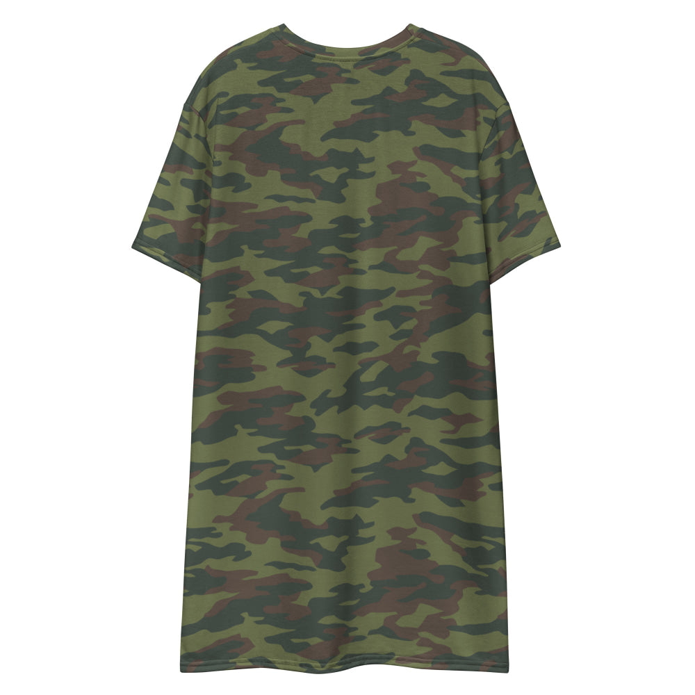 Tajikistan Flora CAMO T-shirt dress - Womens T-Shirt Dress