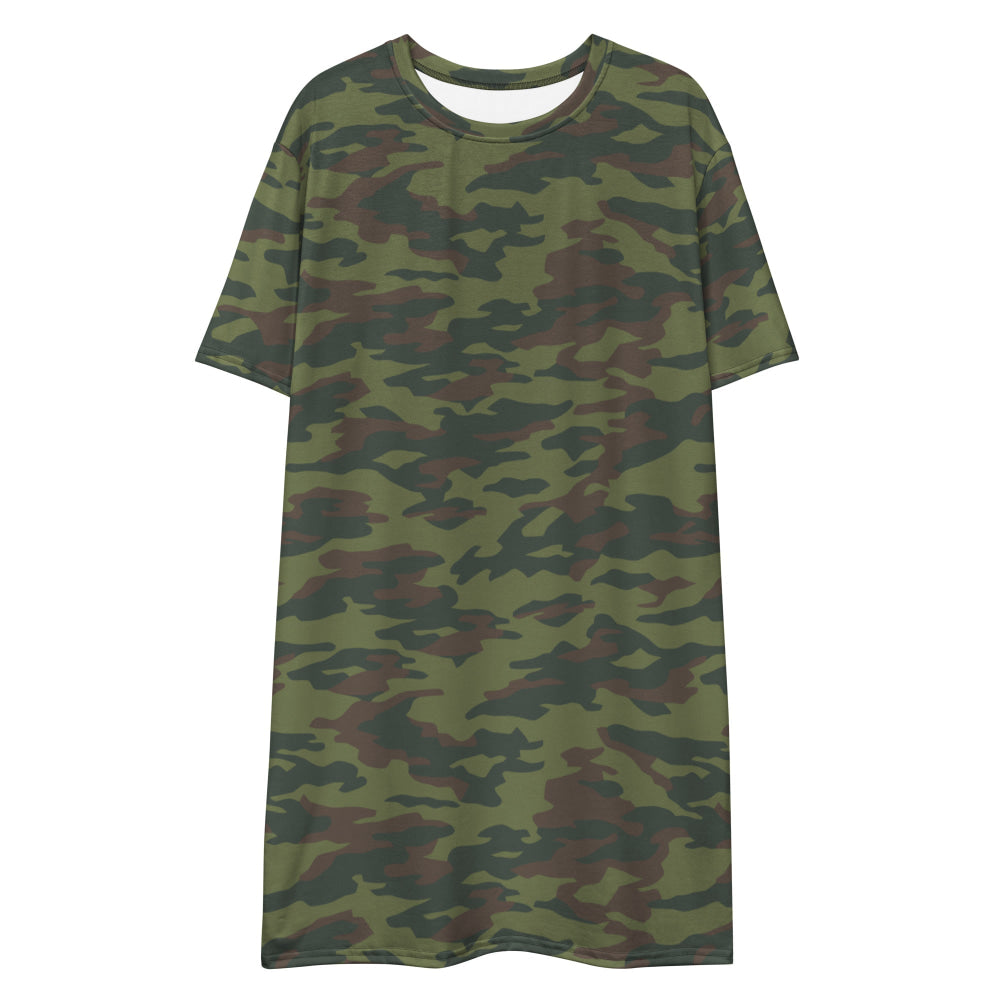 Tajikistan Flora CAMO T-shirt dress - Womens T-Shirt Dress