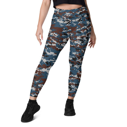 Thailand Air Force Security Police CAMO Leggings with pockets - Womens With Pockets