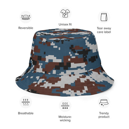 Thailand Air Force Security Police CAMO Reversible bucket hat - Bucket Hat