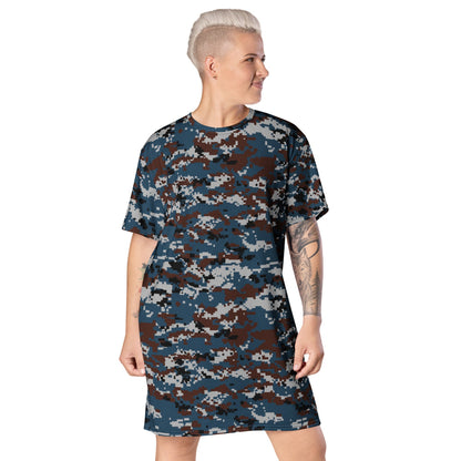 Thailand Air Force Security Police CAMO T-shirt dress - 2XS - Womens T-Shirt Dress