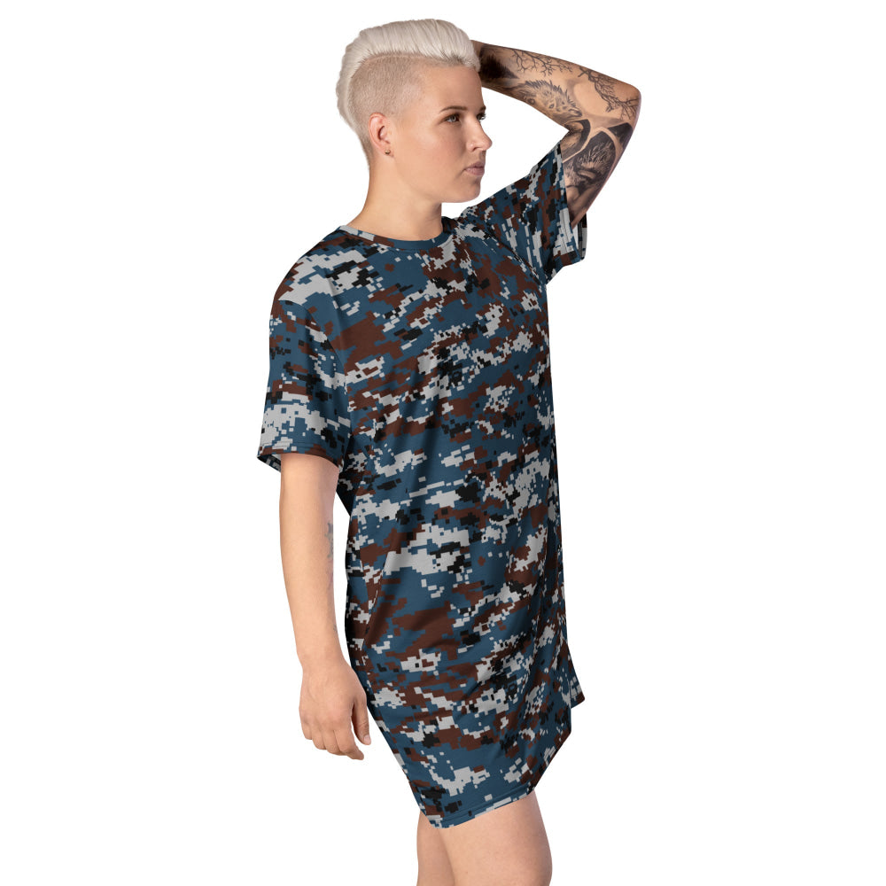 Thailand Air Force Security Police CAMO T-shirt dress - Womens T-Shirt Dress