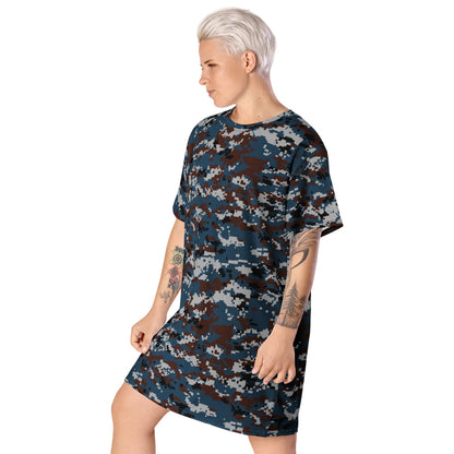 Thailand Air Force Security Police CAMO T-shirt dress - Womens T-Shirt Dress