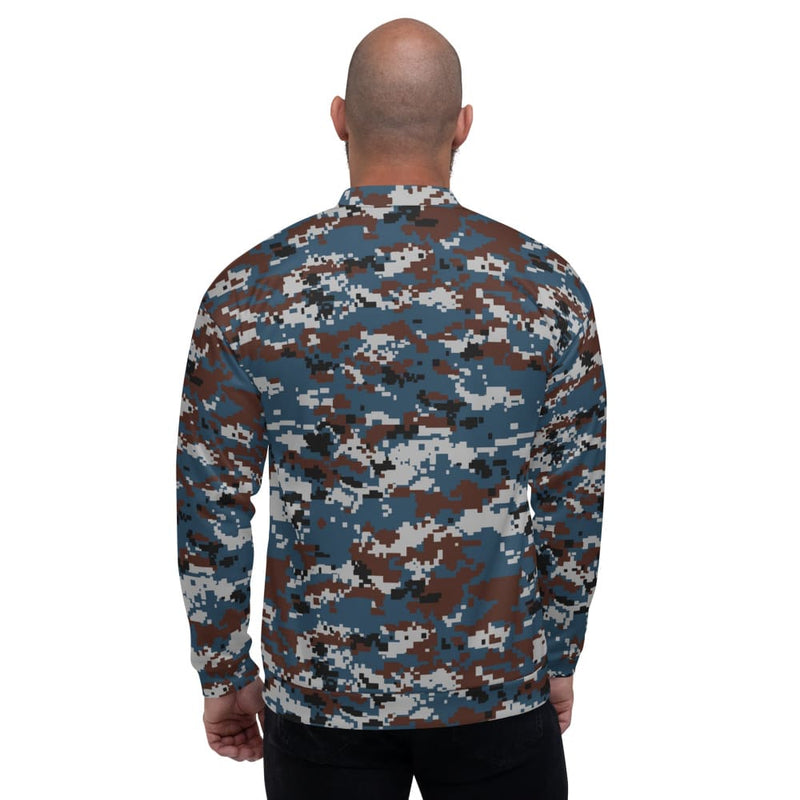 Thailand Air Force Security Police CAMO Unisex Bomber Jacket