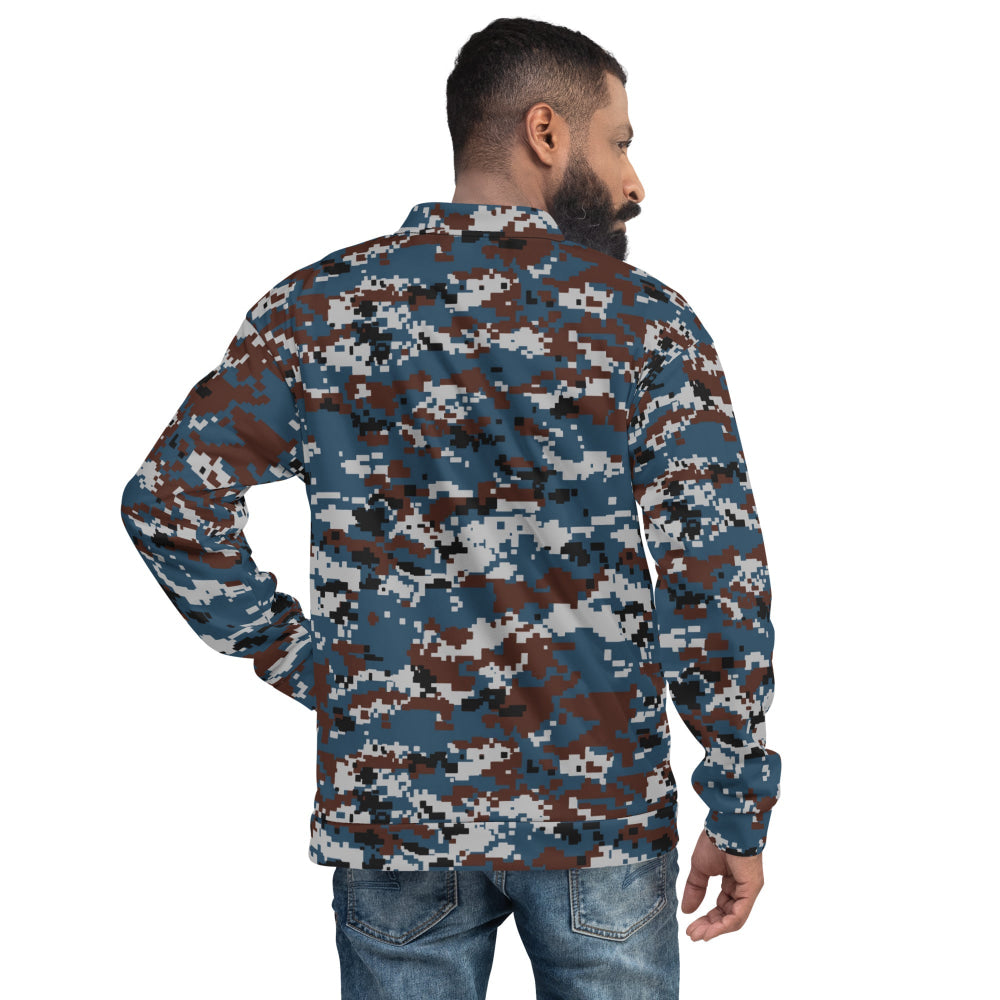 Thailand Air Force Security Police CAMO Unisex Bomber Jacket