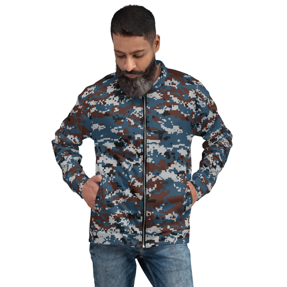 Thailand Air Force Security Police CAMO Unisex Bomber Jacket