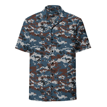 Thailand Air Force Security Police CAMO Unisex button shirt - Button Shirt