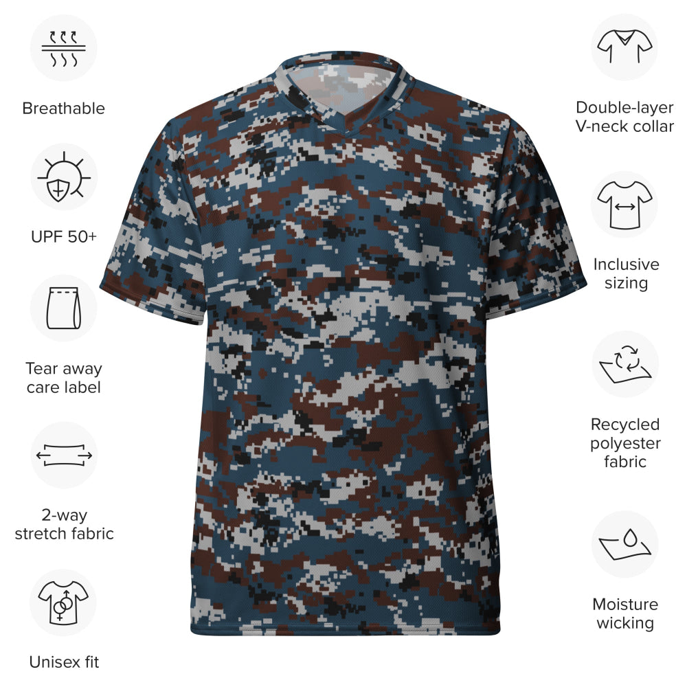 Thailand Air Force Security Police CAMO unisex sports jersey - Unisex Sports Jersey