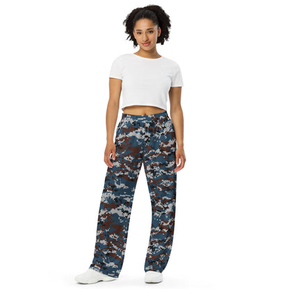 Thailand Air Force Security Police CAMO unisex wide-leg pants - Unisex Wide-Leg Pants