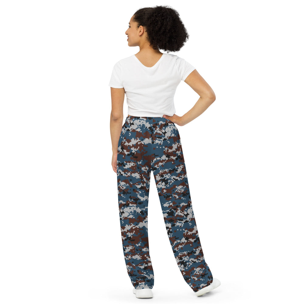 Thailand Air Force Security Police CAMO unisex wide-leg pants - Unisex Wide-Leg Pants