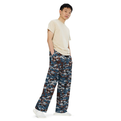 Thailand Air Force Security Police CAMO unisex wide-leg pants - Unisex Wide-Leg Pants