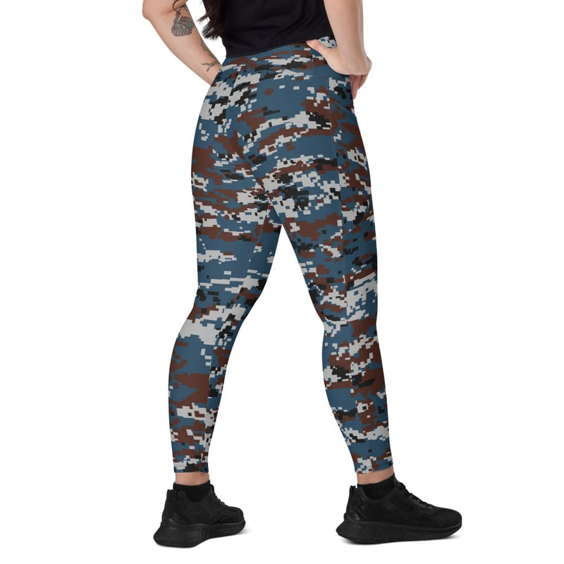Thailand Air Force Security Police CAMO Women’s Leggings with pockets - 2XS