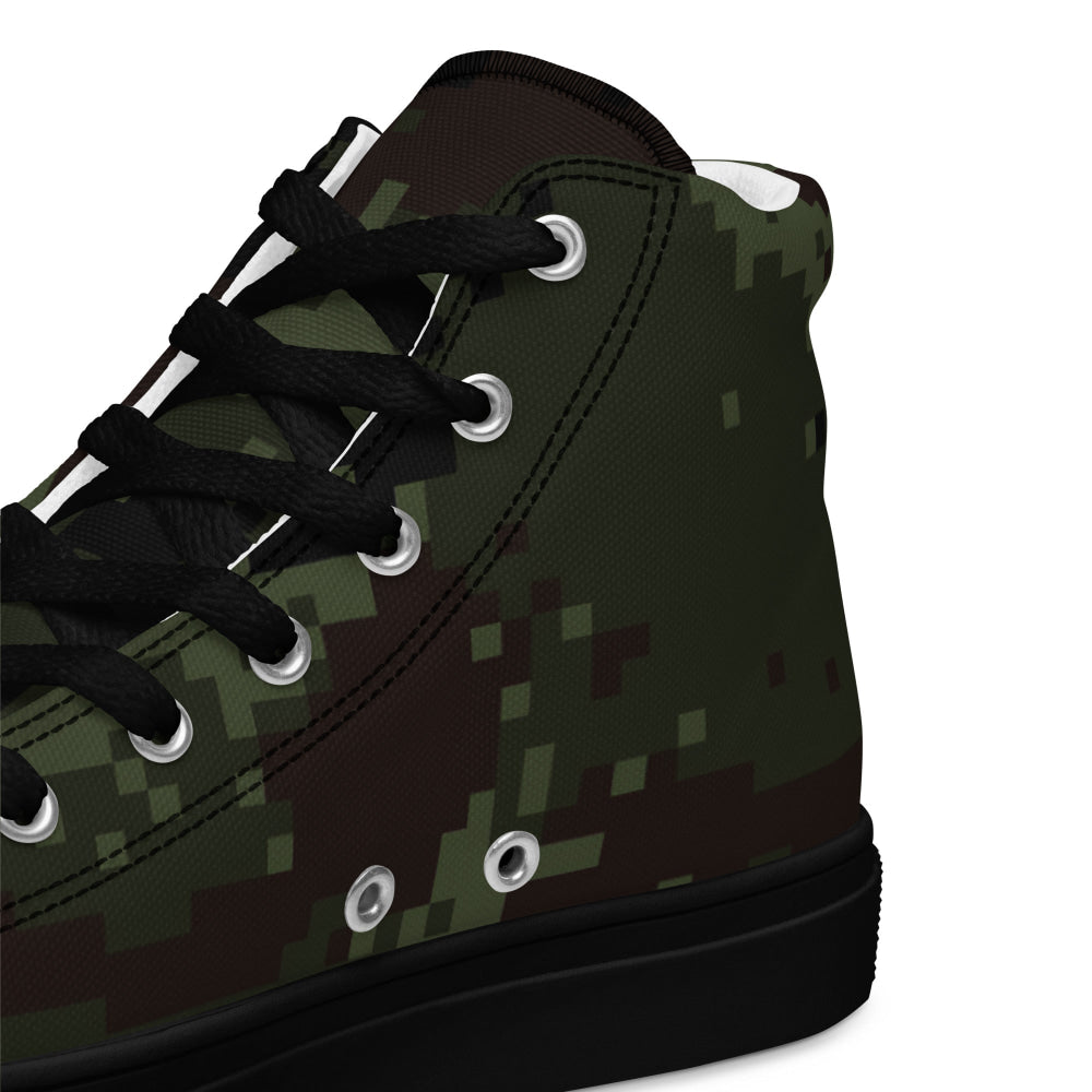 Thailand Army Digital CAMO Men’s high top canvas shoes - Mens High Top Canvas Shoes