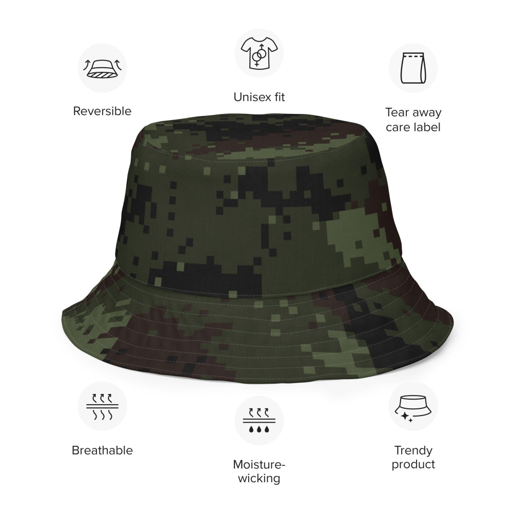 Thailand Army Digital CAMO Reversible bucket hat - Bucket Hat