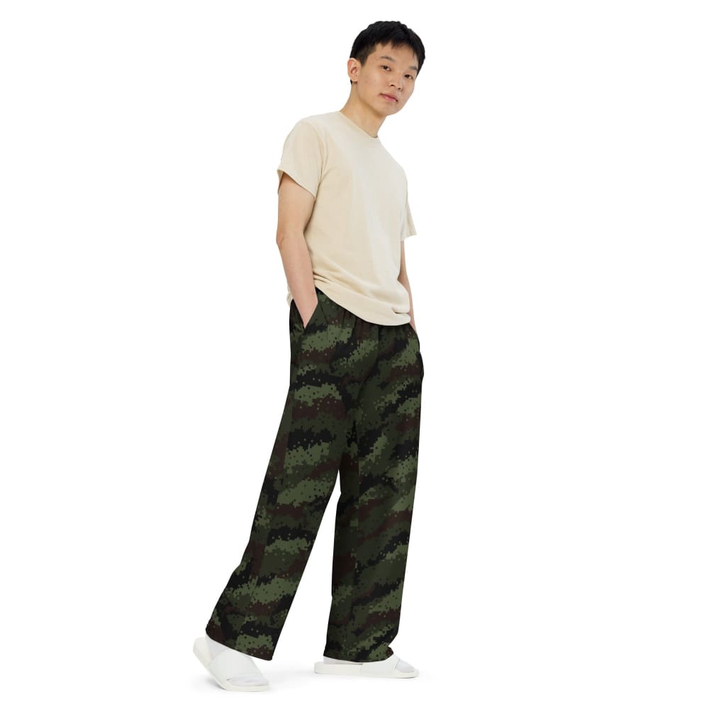 Thailand Army Digital CAMO unisex wide-leg pants