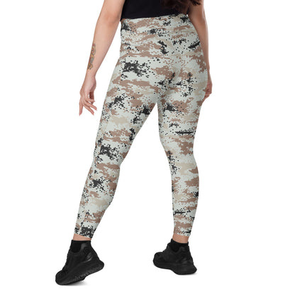 Thailand Darfur Desert Digital CAMO Leggings with pockets - Womens With Pockets