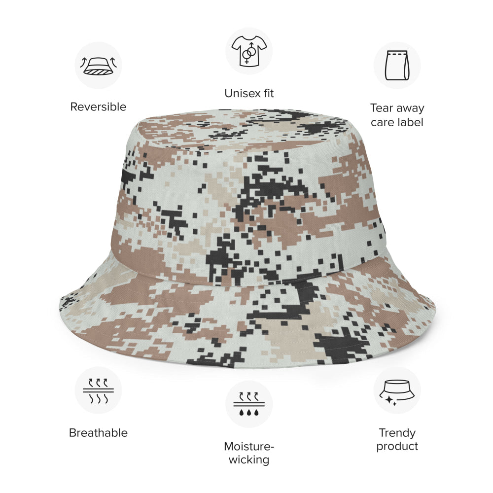 Thailand Darfur Desert Digital CAMO Reversible bucket hat - Bucket Hat