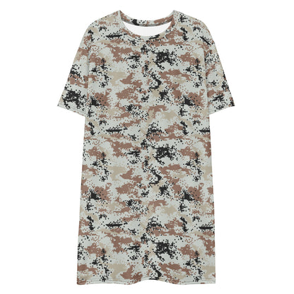 Thailand Darfur Desert Digital CAMO T-shirt dress - Womens T-Shirt Dress