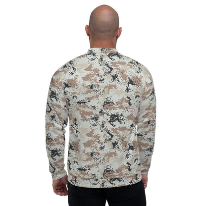 Thailand Darfur Desert Digital CAMO Unisex Bomber Jacket