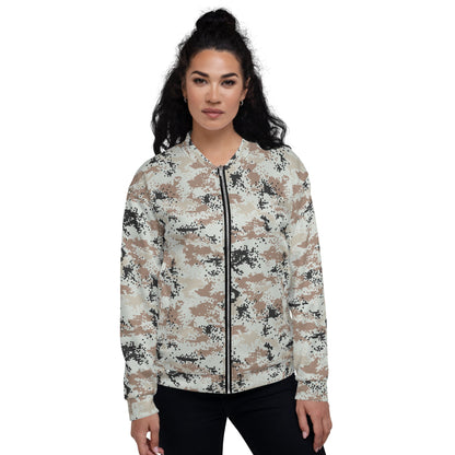 Thailand Darfur Desert Digital CAMO Unisex Bomber Jacket