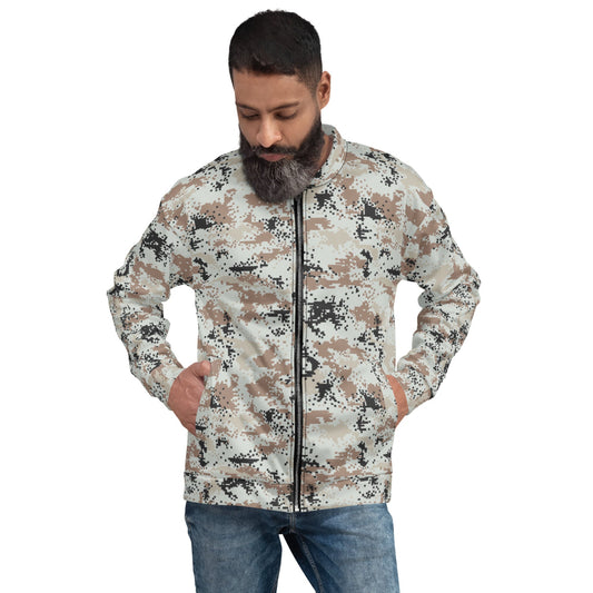 Thailand Darfur Desert Digital CAMO Unisex Bomber Jacket