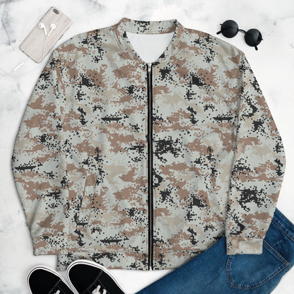 Thailand Darfur Desert Digital CAMO Unisex Bomber Jacket - XS