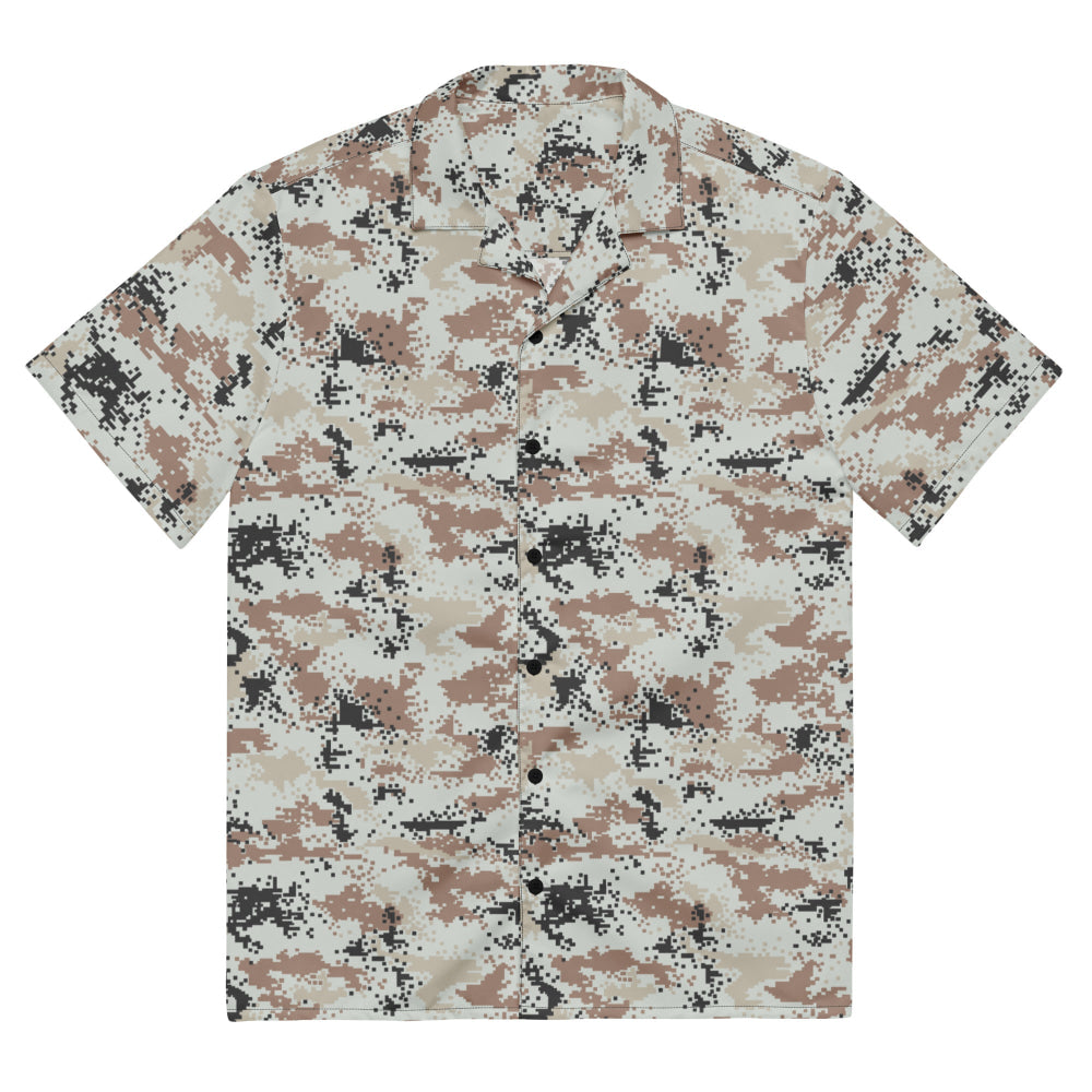 Thailand Darfur Desert Digital CAMO Unisex button shirt - 2XS - Button Shirt