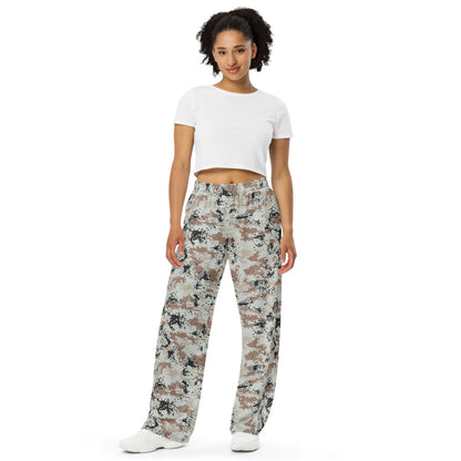 Thailand Darfur Desert Digital CAMO unisex wide-leg pants - Unisex Wide-Leg Pants