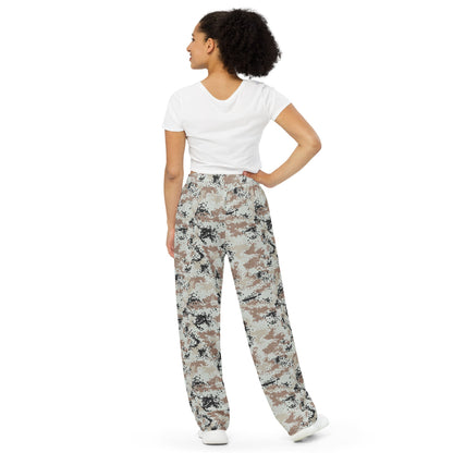 Thailand Darfur Desert Digital CAMO unisex wide-leg pants - Unisex Wide-Leg Pants