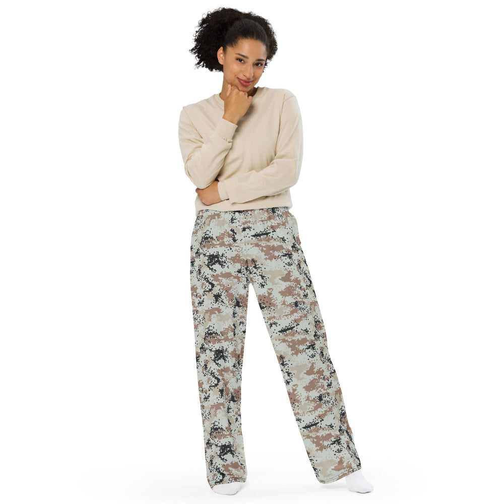 Thailand Darfur Desert Digital CAMO unisex wide-leg pants - Unisex Wide-Leg Pants