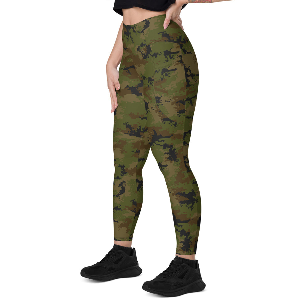 Thailand Marine Corps 2009 Digital CAMO Leggings with pockets - Womens With Pockets