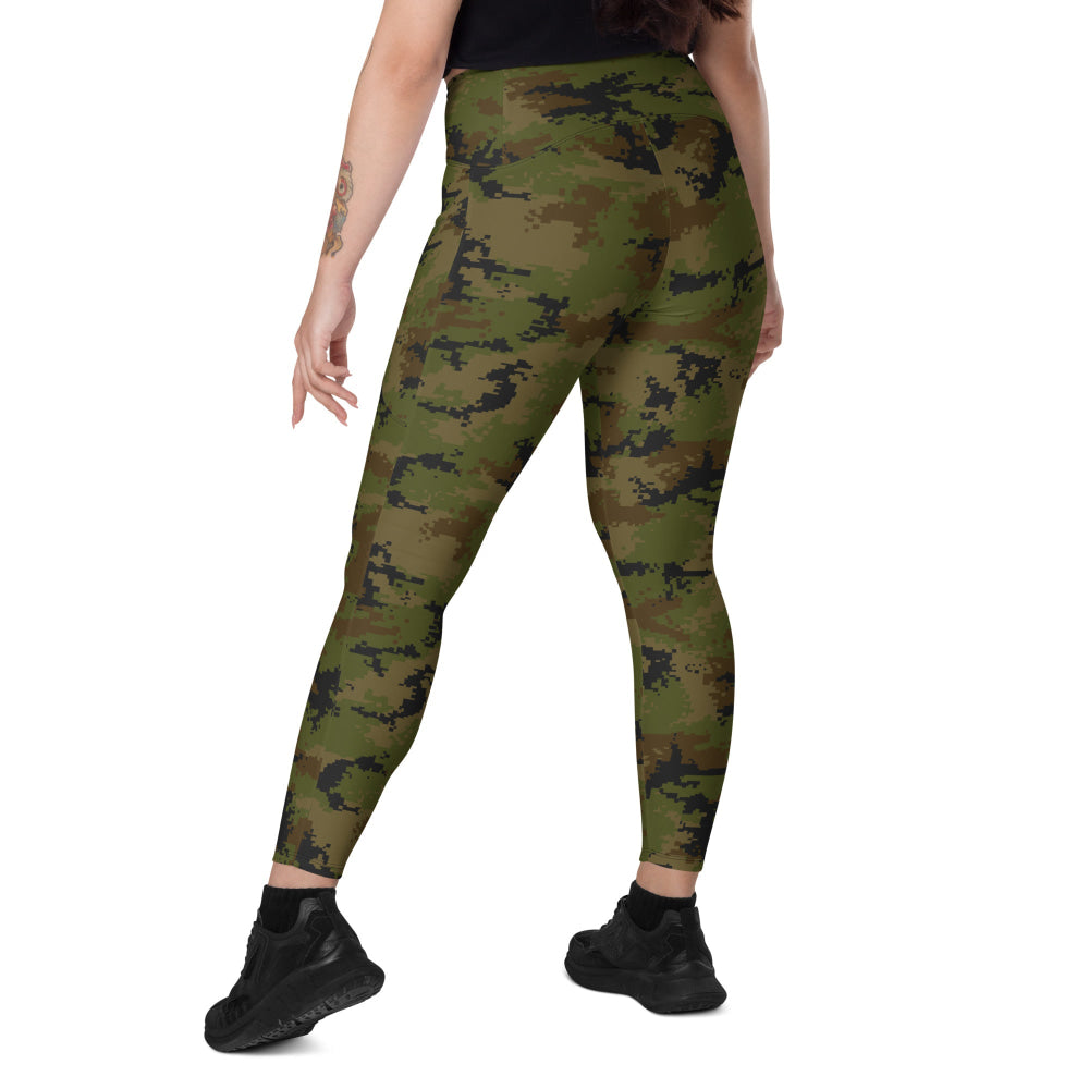 Thailand Marine Corps 2009 Digital CAMO Leggings with pockets - Womens With Pockets