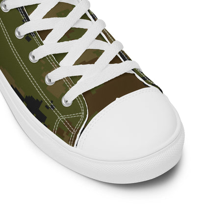 Thailand Marine Corps 2009 Digital CAMO Men’s high top canvas shoes - Mens High Top Canvas Shoes