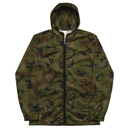 Thailand Marine Corps 2009 Digital CAMO Men’s windbreaker - Mens Windbreaker