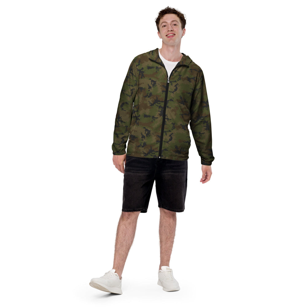 Thailand Marine Corps 2009 Digital CAMO Men’s windbreaker - Mens Windbreaker