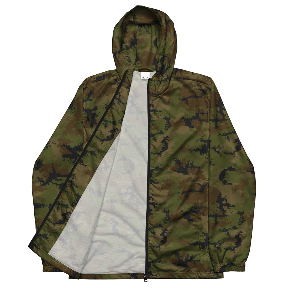 Thailand Marine Corps 2009 Digital CAMO Men’s windbreaker - Mens Windbreaker