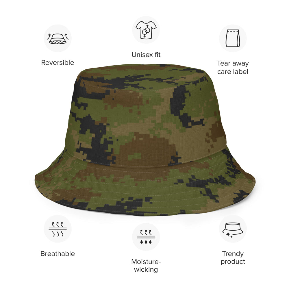 Thailand Marine Corps 2009 Digital CAMO Reversible bucket hat - Bucket Hat