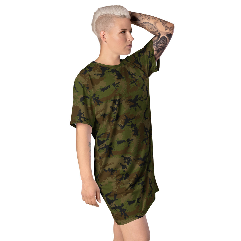 Thailand Marine Corps 2009 Digital CAMO T-shirt dress - Womens T-Shirt Dress