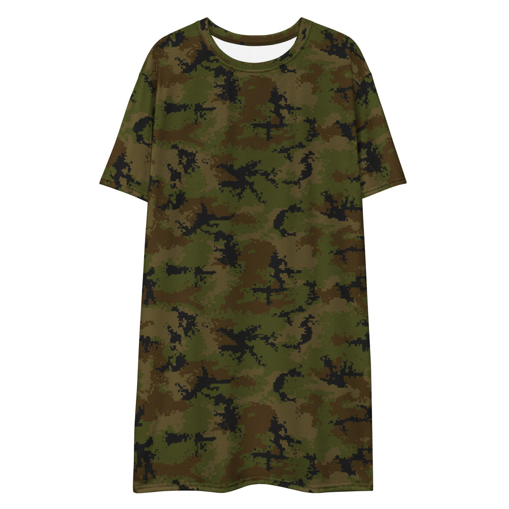 Thailand Marine Corps 2009 Digital CAMO T-shirt dress - Womens T-Shirt Dress