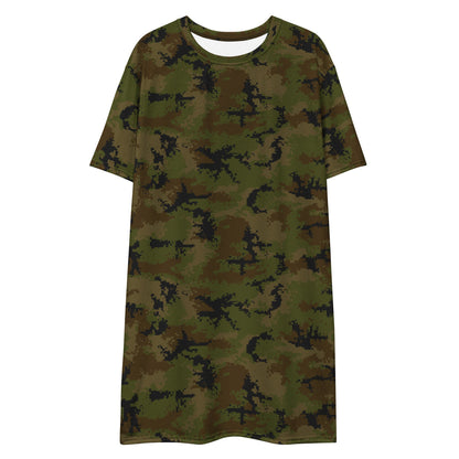 Thailand Marine Corps 2009 Digital CAMO T-shirt dress - Womens T-Shirt Dress