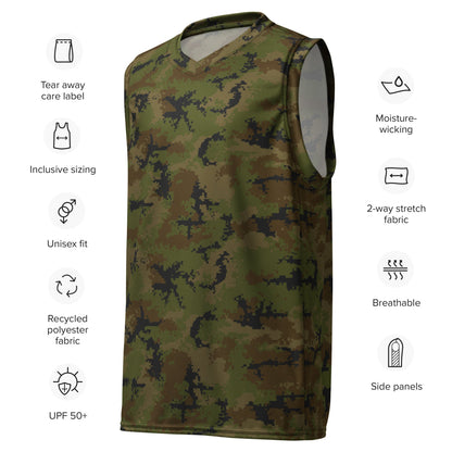 Thailand Marine Corps 2009 Digital CAMO unisex basketball jersey - Unisex Basketball Jersey