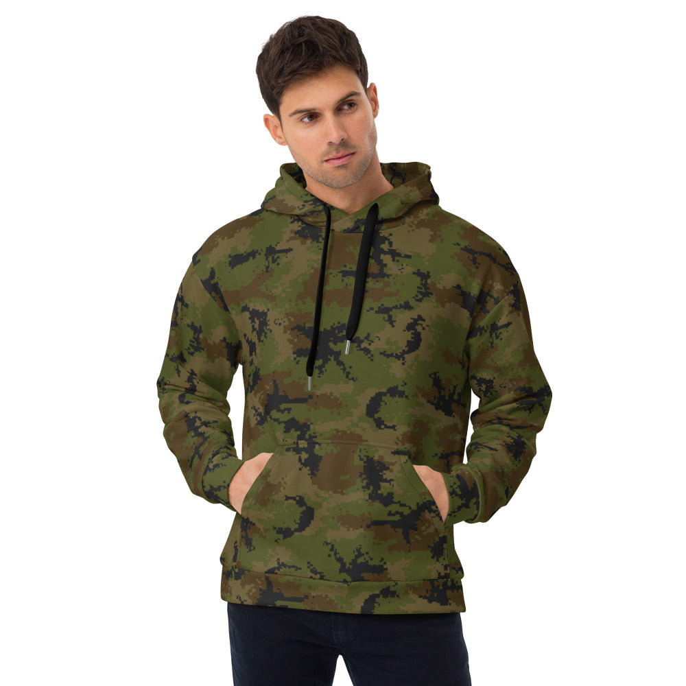 Thailand Marine Corps 2009 Digital CAMO Unisex Hoodie - 2XS