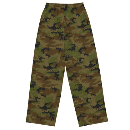 Thailand Marine Corps 2009 Digital CAMO unisex wide-leg pants - Unisex Wide-Leg Pants