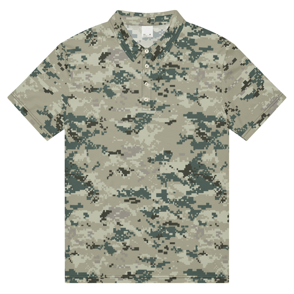 Thailand Navy Digital CAMO Men’s slim fit polo - XS - Mens Slim Fit Polo