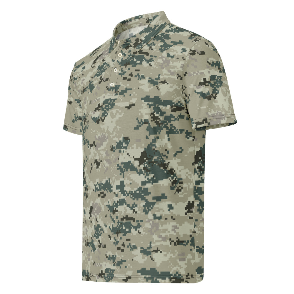 Thailand Navy Digital CAMO Men’s slim fit polo - Mens Slim Fit Polo